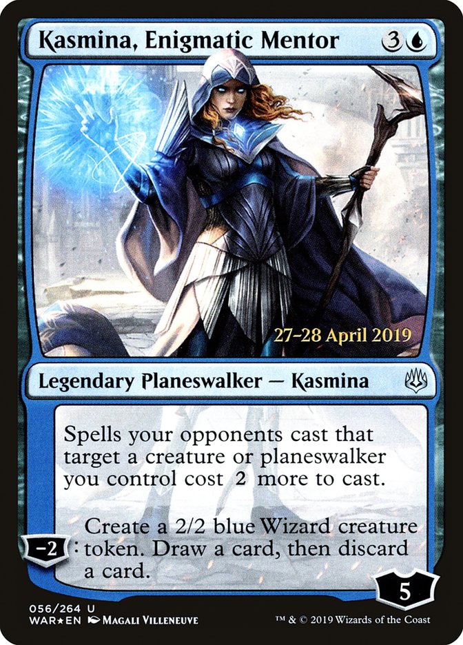 Kasmina, Enigmatic Mentor  [War of the Spark Prerelease Promos] | Event Horizon Hobbies CA