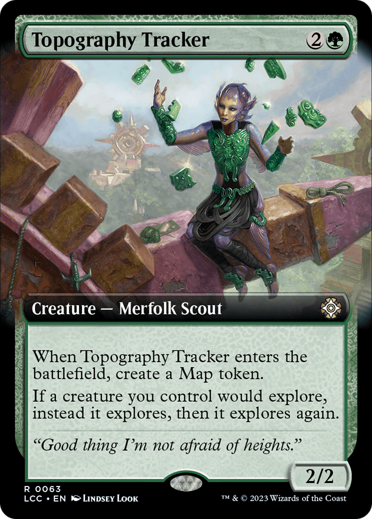 Topography Tracker (Extended Art) [The Lost Caverns of Ixalan Commander] | Event Horizon Hobbies CA