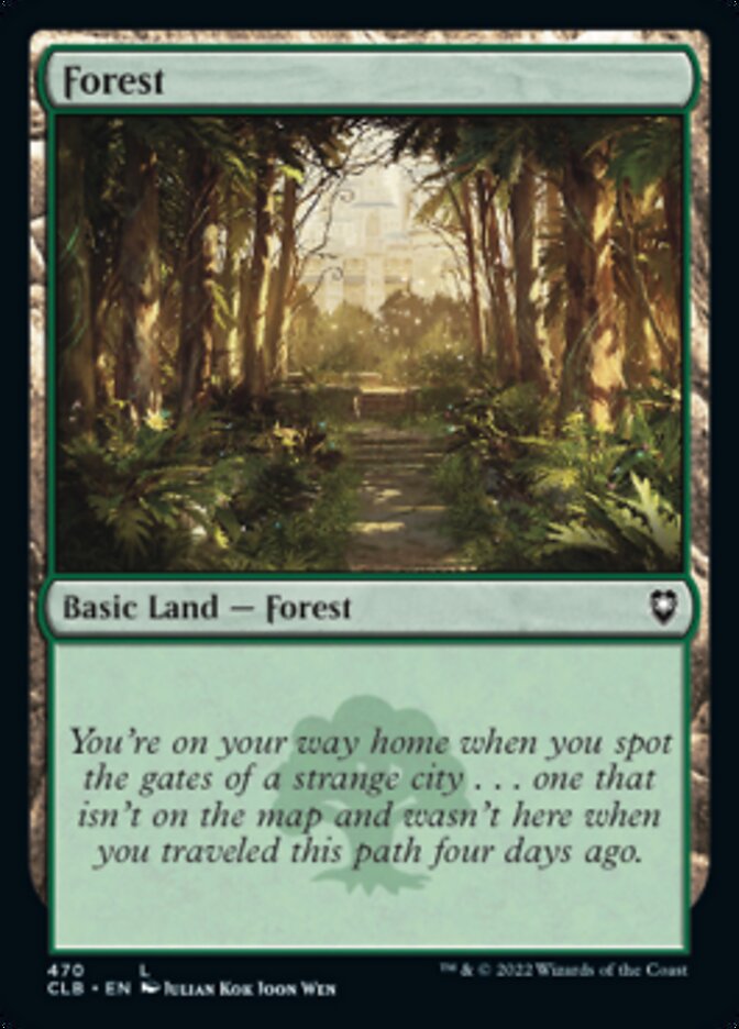 Forest (470) [Commander Legends: Battle for Baldur's Gate] | Event Horizon Hobbies CA