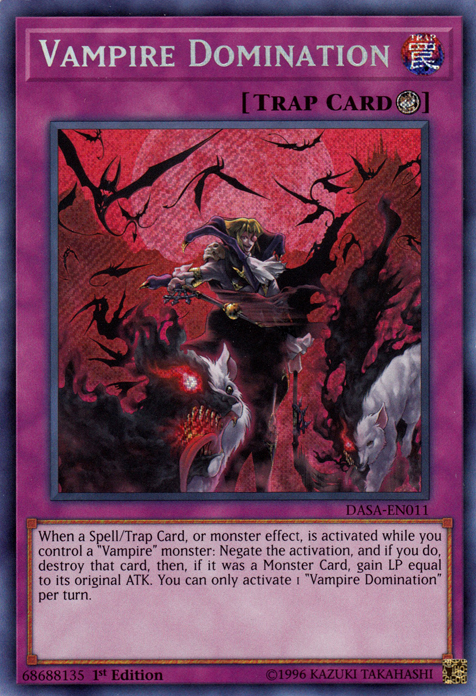 Vampire Domination [DASA-EN011] Secret Rare | Event Horizon Hobbies CA