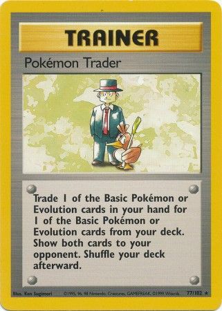 Pokemon Trader (77/102) [Base Set Unlimited] | Event Horizon Hobbies CA