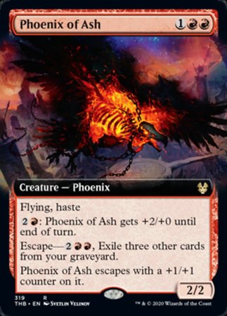 Phoenix of Ash (Extended Art) [Theros Beyond Death] | Event Horizon Hobbies CA