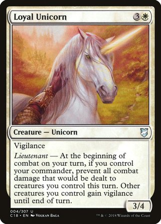 Loyal Unicorn [Commander 2018] | Event Horizon Hobbies CA