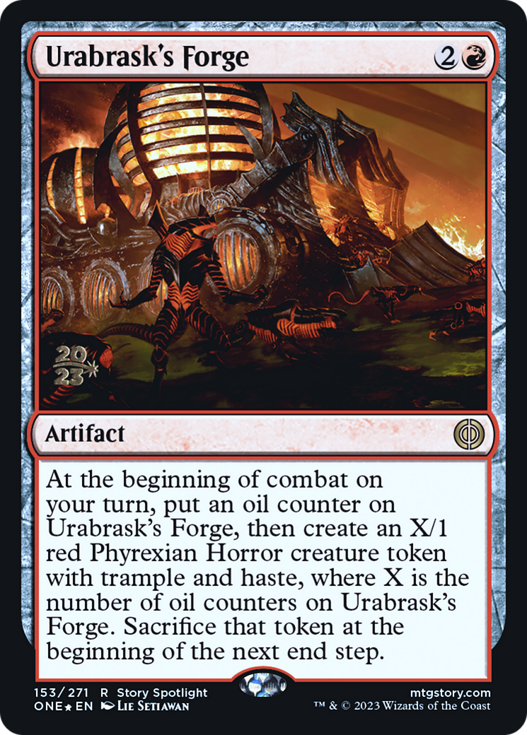 Urabrask's Forge [Phyrexia: All Will Be One Prerelease Promos] | Event Horizon Hobbies CA