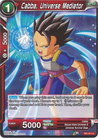 Cabba, Universe Mediator (TB1-011) [The Tournament of Power] | Event Horizon Hobbies CA