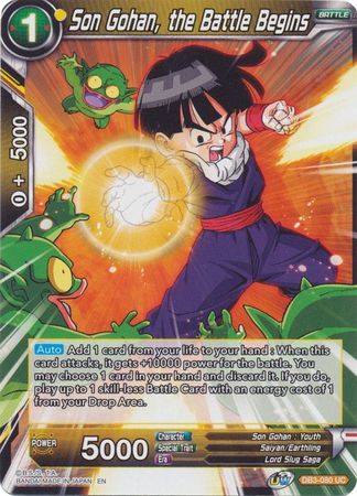 Son Gohan, the Battle Begins (DB3-080) [Giant Force] | Event Horizon Hobbies CA