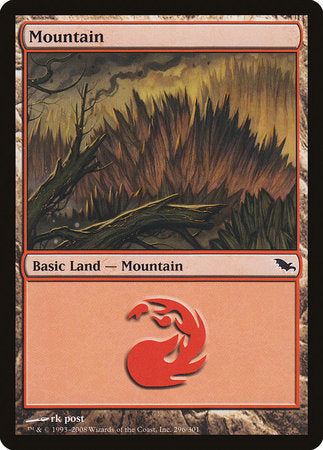 Mountain (296) [Shadowmoor] | Event Horizon Hobbies CA