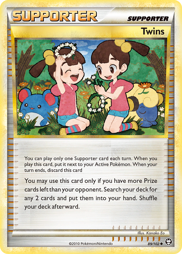 Twins (89/102) [HeartGold & SoulSilver: Triumphant] | Event Horizon Hobbies CA