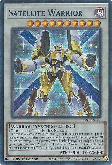 Satellite Warrior (Blue) [LDS3-EN121] Ultra Rare | Event Horizon Hobbies CA