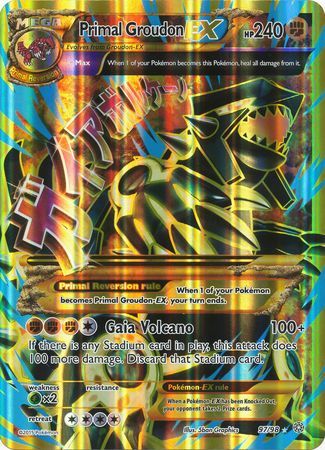 Primal Groudon EX (97/98) (Jumbo Card) [XY: Ancient Origins] | Event Horizon Hobbies CA