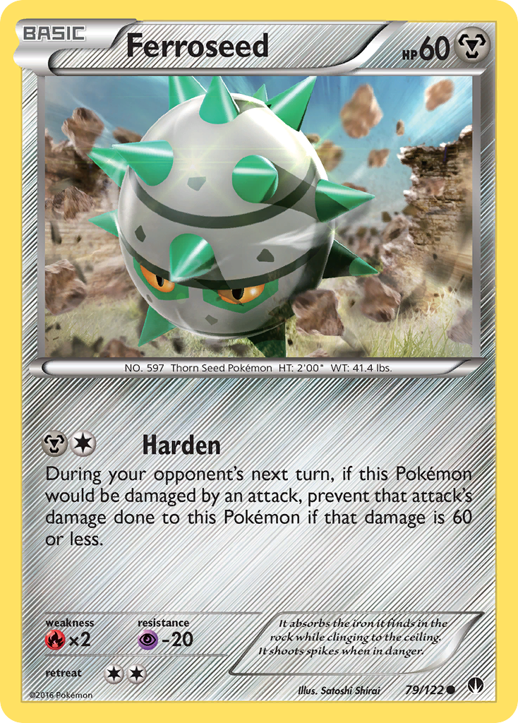 Ferroseed (79/122) [XY: BREAKpoint] | Event Horizon Hobbies CA