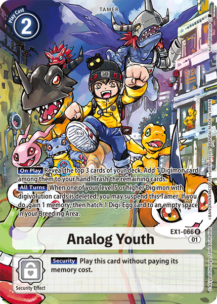 Analog Youth [EX1-066] (Alternate Art) [Classic Collection] | Event Horizon Hobbies CA