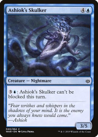 Ashiok's Skulker [War of the Spark] | Event Horizon Hobbies CA