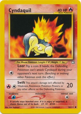 Cyndaquil (56/111) [Neo Genesis Unlimited] | Event Horizon Hobbies CA