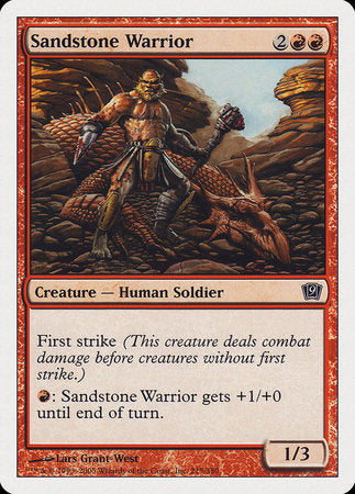 Sandstone Warrior [Ninth Edition] | Event Horizon Hobbies CA