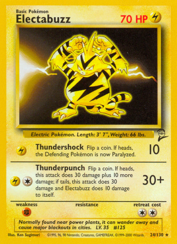 Electabuzz (24/130) [Base Set 2] | Event Horizon Hobbies CA