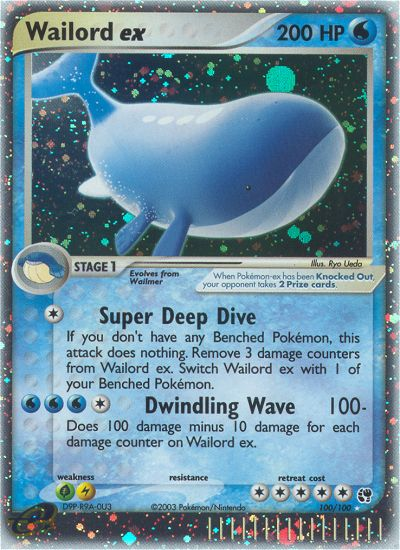 Wailord ex (100/100) [EX: Sandstorm] | Event Horizon Hobbies CA