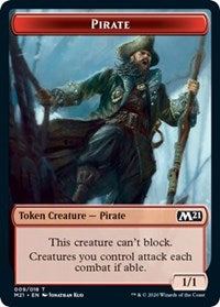 Pirate // Weird Double-sided Token [Core Set 2021 Tokens] | Event Horizon Hobbies CA