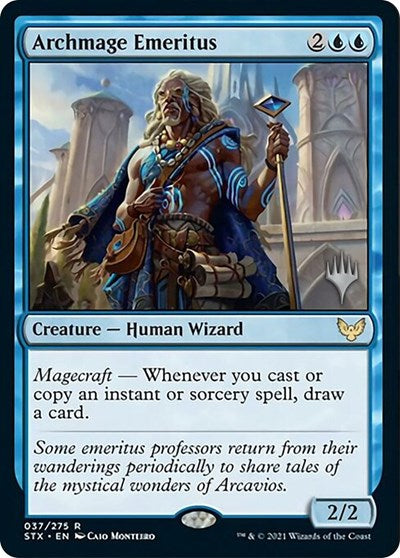 Archmage Emeritus (Promo Pack) [Strixhaven: School of Mages Promos] | Event Horizon Hobbies CA