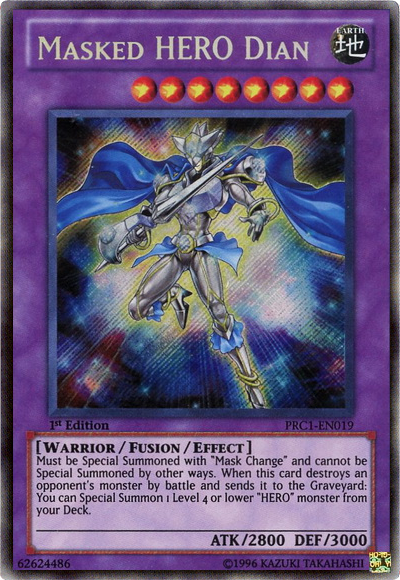 Masked Hero Dian [PRC1-EN019] Secret Rare | Event Horizon Hobbies CA