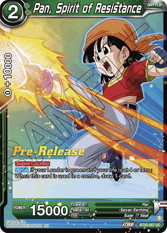 Pan, Spirit of Resistance (BT20-067) [Power Absorbed Prerelease Promos] | Event Horizon Hobbies CA