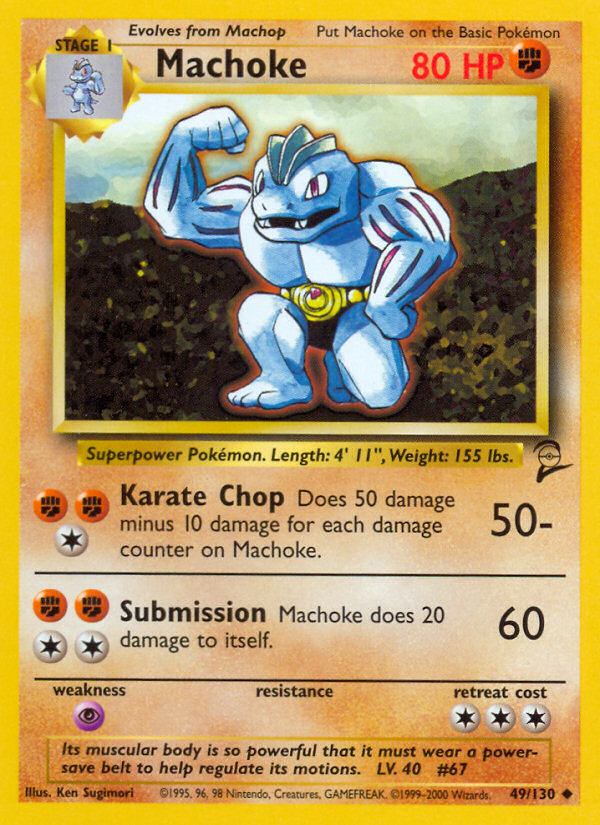 Machoke (49/130) [Base Set 2] | Event Horizon Hobbies CA