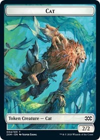 Cat // Germ Double-sided Token [Double Masters Tokens] | Event Horizon Hobbies CA