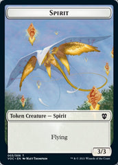 Spirit (003) // Thopter Double-sided Token [Innistrad: Crimson Vow Commander Tokens] | Event Horizon Hobbies CA