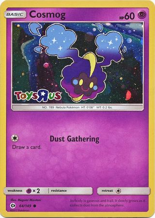 Cosmog (64/149) (Toys R Us Promo) [Sun & Moon: Base Set] | Event Horizon Hobbies CA