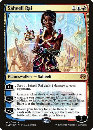 Saheeli Rai [Kaladesh Promos] | Event Horizon Hobbies CA