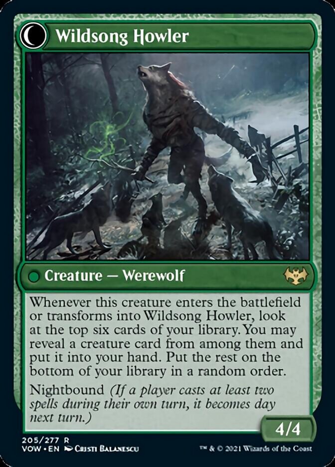 Howlpack Piper // Wildsong Howler [Innistrad: Crimson Vow] | Event Horizon Hobbies CA