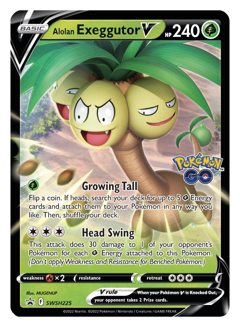 Alolan Exeggutor V (SWSH225) [Sword & Shield: Black Star Promos] | Event Horizon Hobbies CA