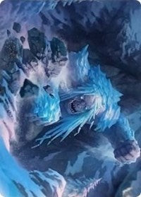 Icehide Troll Art Card [Kaldheim: Art Series] | Event Horizon Hobbies CA