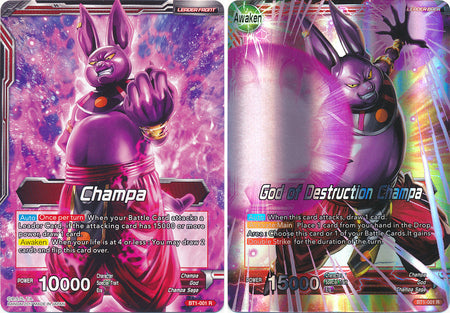 Champa // God of Destruction Champa (BT1-001) [Galactic Battle] | Event Horizon Hobbies CA