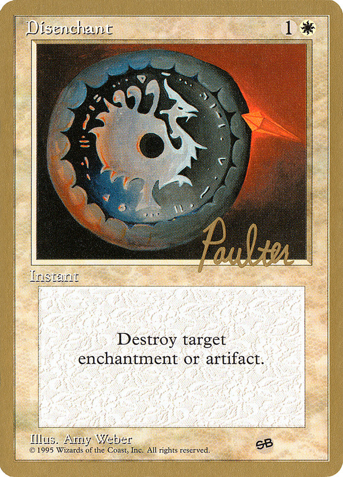 Disenchant (Preston Poulter) (SB) [Pro Tour Collector Set] | Event Horizon Hobbies CA