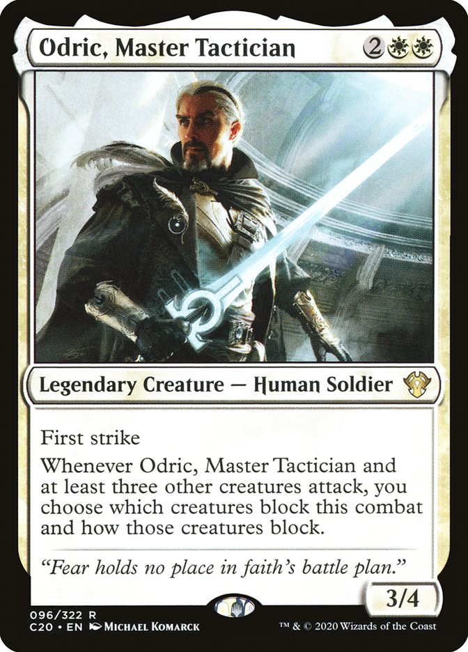 Odric, Master Tactician [Commander 2020] | Event Horizon Hobbies CA