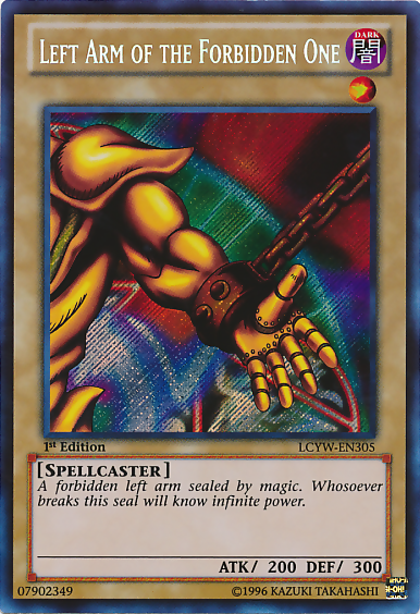 Left Arm of the Forbidden One [LCYW-EN305] Secret Rare | Event Horizon Hobbies CA