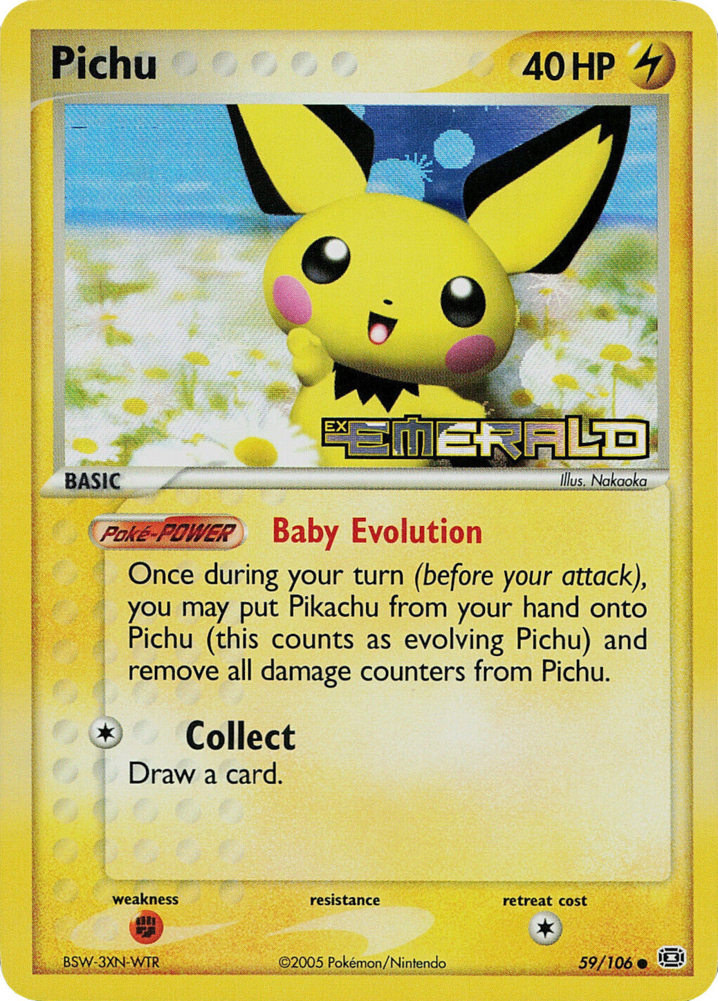 Pichu (59/106) (Stamped) [EX: Emerald] | Event Horizon Hobbies CA