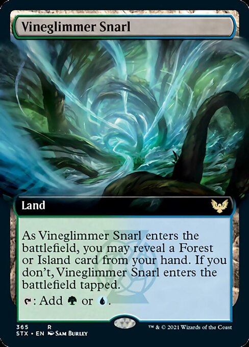 Vineglimmer Snarl (Extended) [Strixhaven: School of Mages] | Event Horizon Hobbies CA