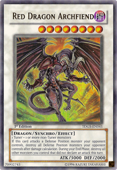 Red Dragon Archfiend [TDGS-EN041] Ultra Rare | Event Horizon Hobbies CA