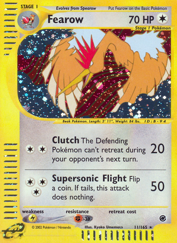 Fearow (11/165) [Expedition: Base Set] | Event Horizon Hobbies CA