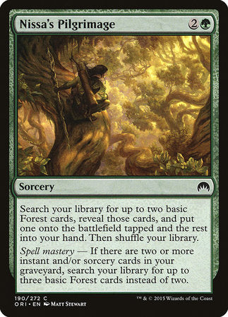 Nissa's Pilgrimage [Magic Origins] | Event Horizon Hobbies CA