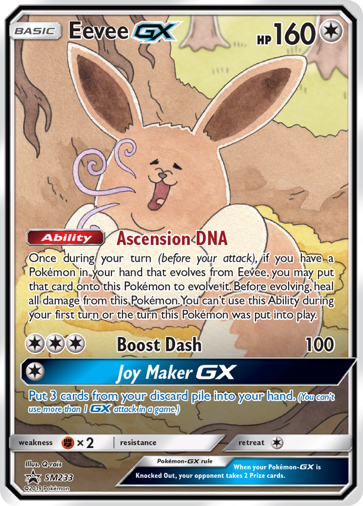 Eevee GX (SM233) [Sun & Moon: Black Star Promos] | Event Horizon Hobbies CA