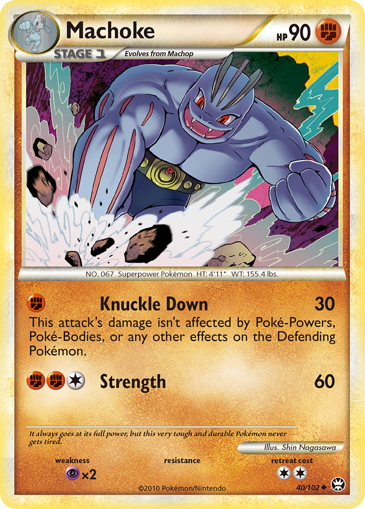 Machoke (40/102) [HeartGold & SoulSilver: Triumphant] | Event Horizon Hobbies CA