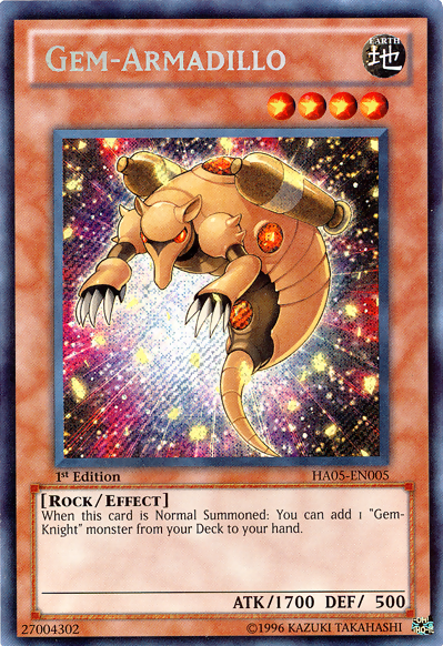 Gem-Armadillo [HA05-EN005] Secret Rare | Event Horizon Hobbies CA