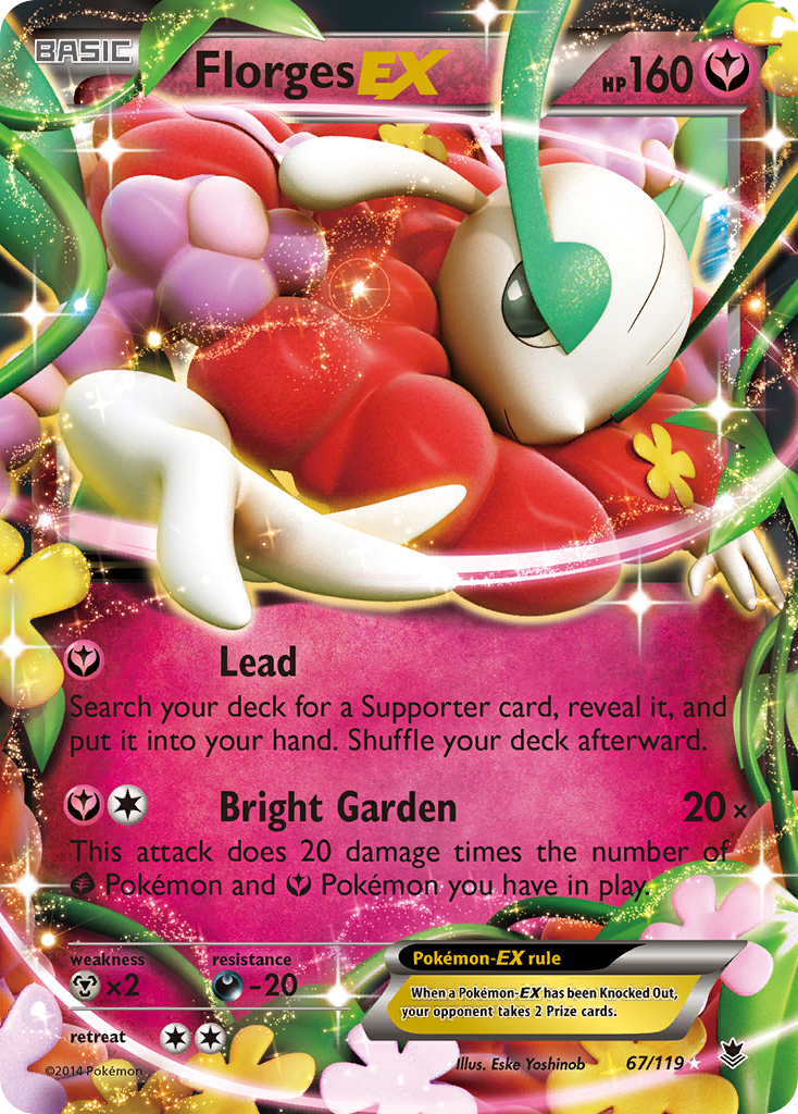 Florges EX (67/119) [XY: Phantom Forces] | Event Horizon Hobbies CA