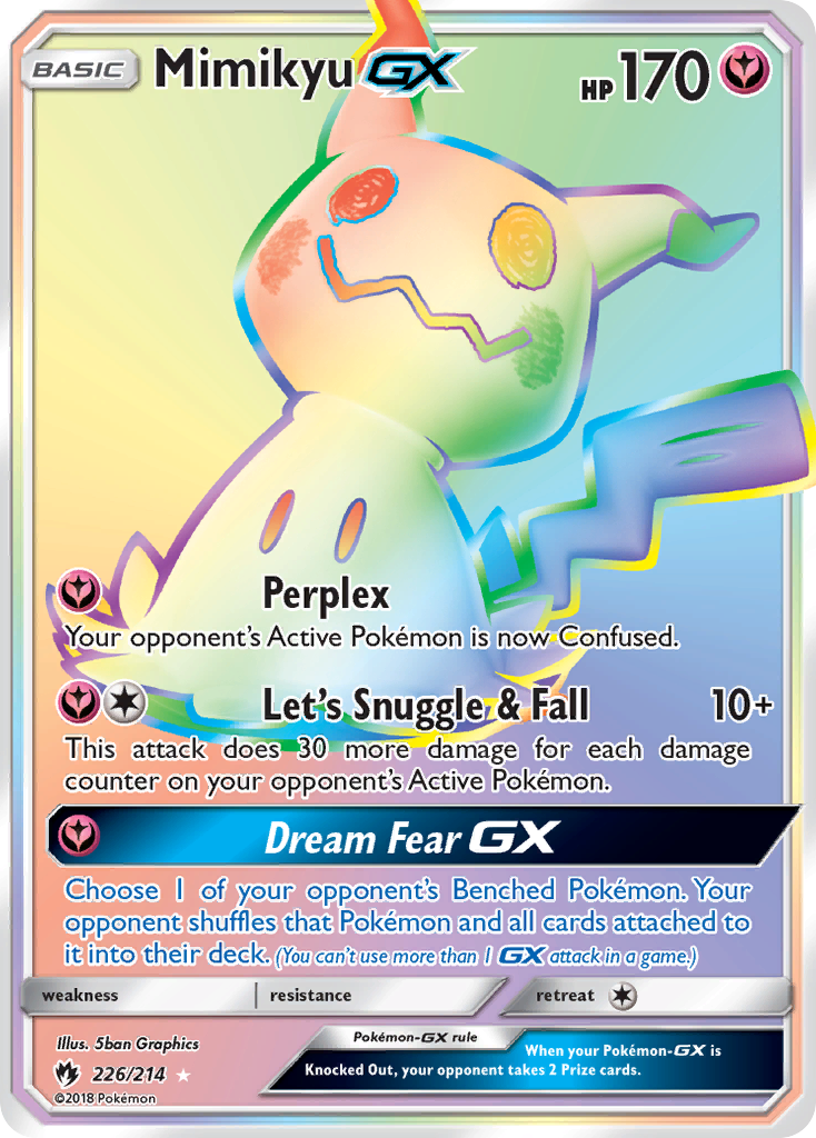 Mimikyu GX (226/214) [Sun & Moon: Lost Thunder] | Event Horizon Hobbies CA