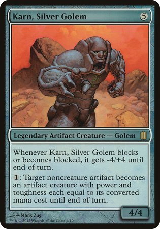 Karn, Silver Golem (Commander's Arsenal) [Commander's Arsenal Oversized] | Event Horizon Hobbies CA