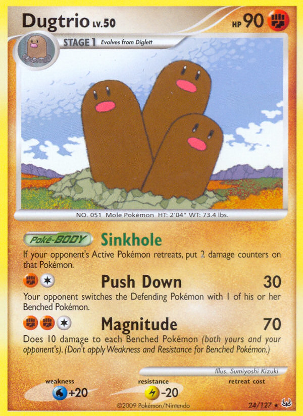 Dugtrio (24/127) [Platinum: Base Set] | Event Horizon Hobbies CA