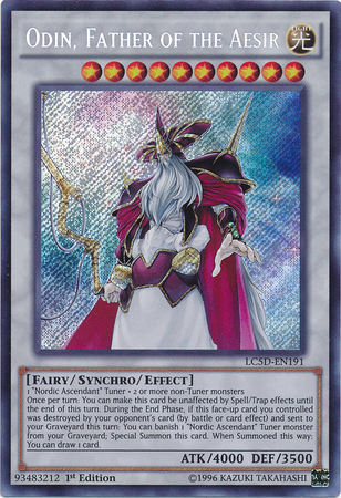 Odin, Father of the Aesir [LC5D-EN191] Secret Rare | Event Horizon Hobbies CA